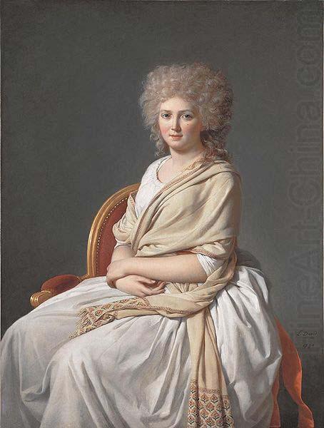 Jacques-Louis David Portrait of Anne Marie Louise Thelusson, china oil painting image